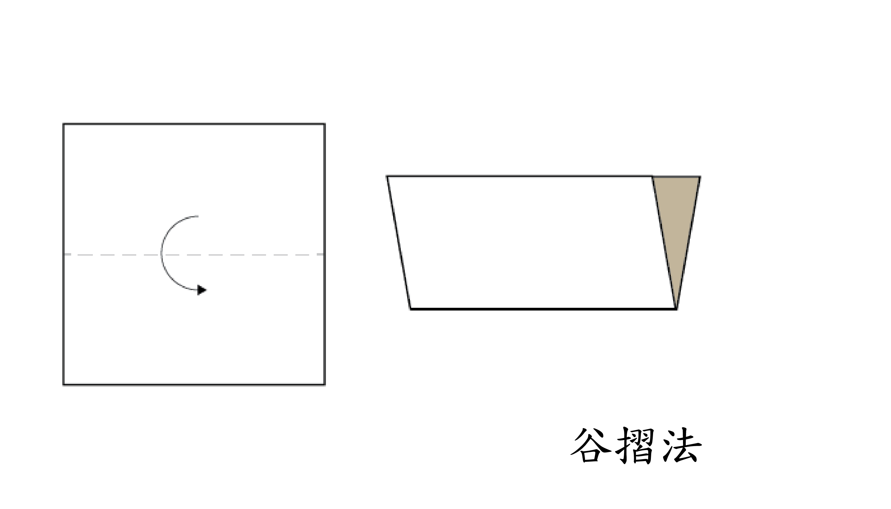 Valley fold